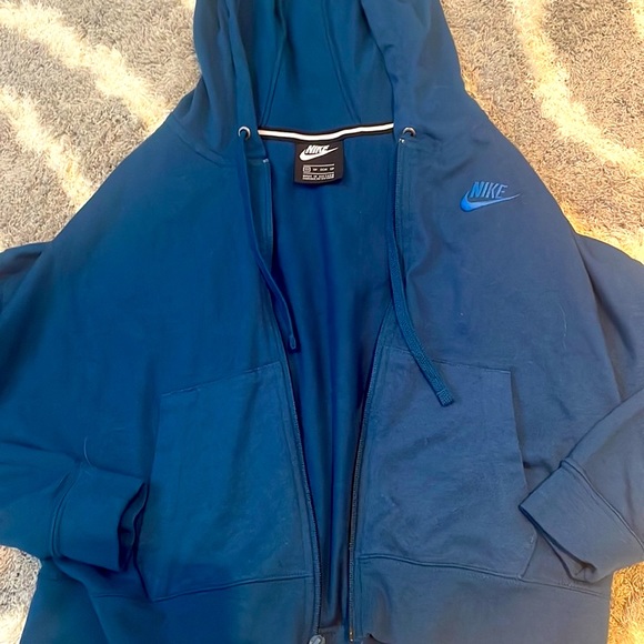 Nike cropped hooded zip up jacket XS - Picture 1 of 4